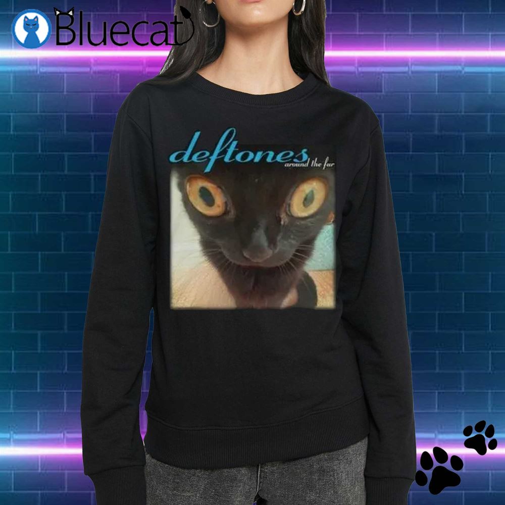 Black Cat Deftones Around The Fur Shirt Deftones Tour 2023 Deftones Album T-shirt Deftones Merch 