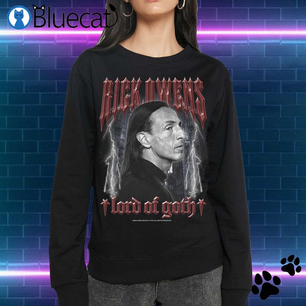 Camiseta Rick Owens Lord Of Goth Ffw Shirt 