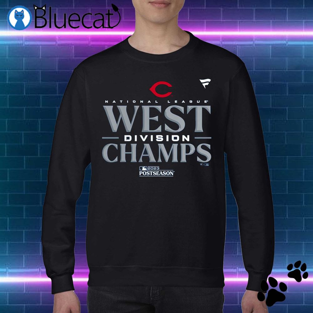 Cincinnati Reds Fanatics Branded 2023 Nl West Division Champions Locker Room Shirt Sweatshirt 