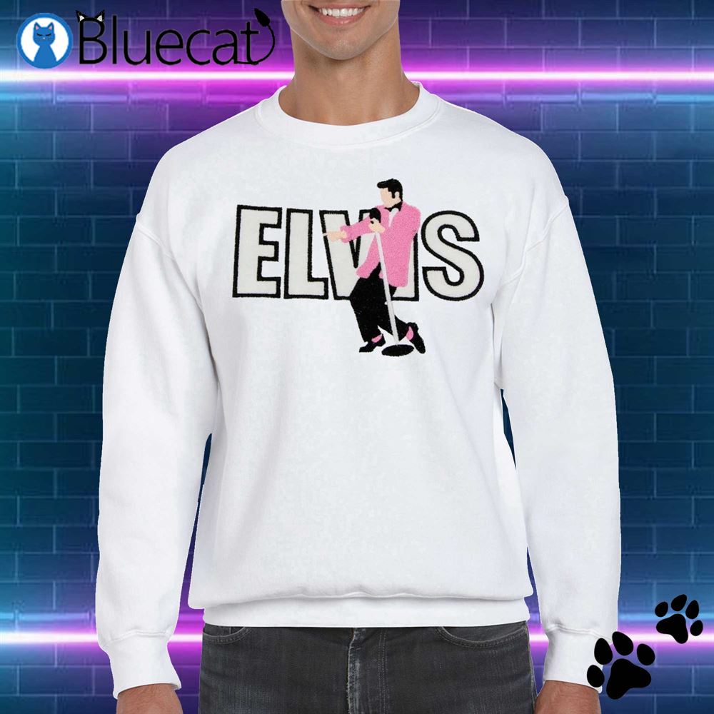Elvis Presley Shirt Sweatshirt Hoodie Embroidered Elvis Presley T-shirt 