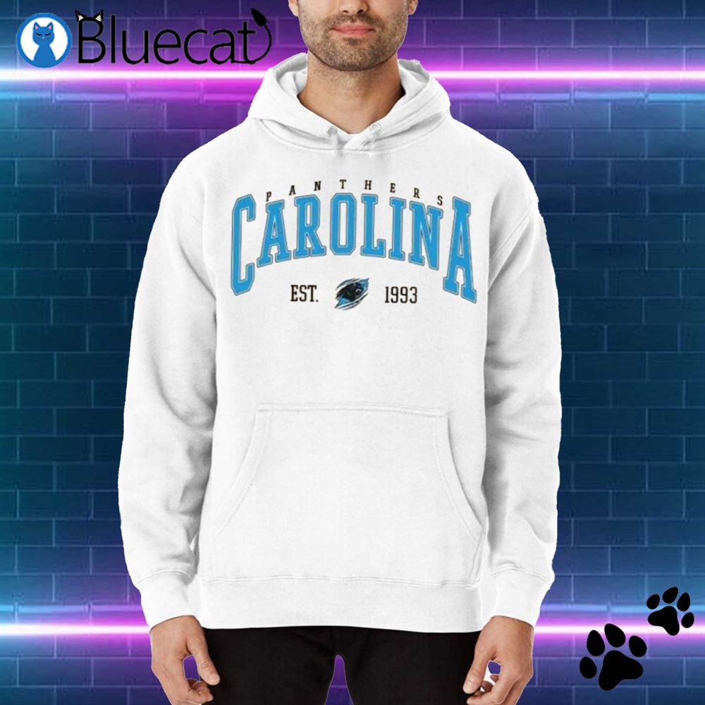 Carolina Panthers Sweatshirt Tshirt Hoodie Mens Womens Kids Est 1993  Panthers Football Shirts Nfl Carolina Panthers Schedule Game 2023 NEW -  Laughinks