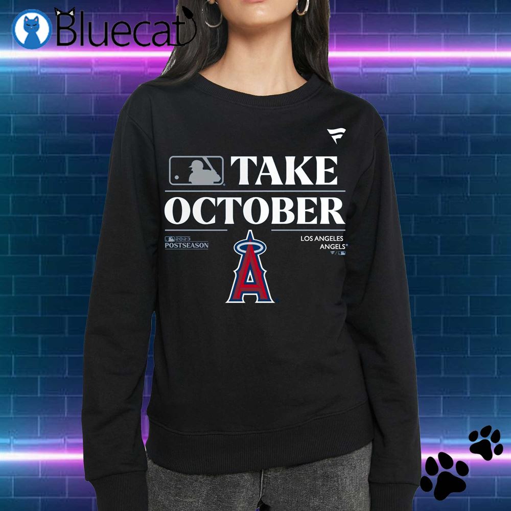 Los Angeles Angels Fanatics Branded 2023 Postseason Locker Room T-shirt Sweatshirt Hoodie 