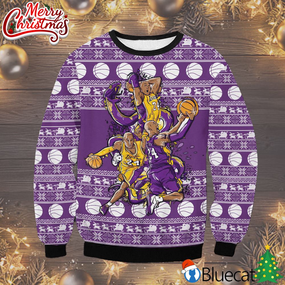 Los Angeles Lakers Nba Ugly Sweater Xmas Party Holiday - Bluecat