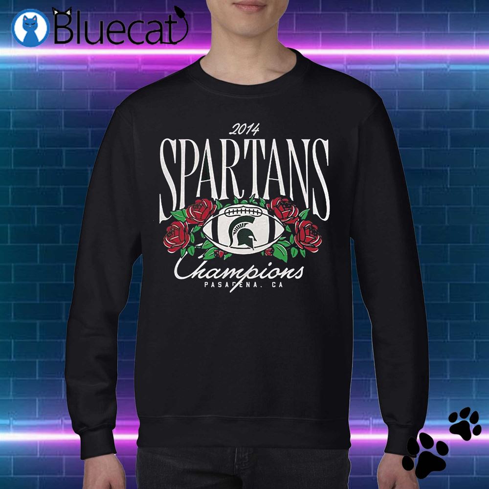 Michigan State Spartans Homefield 2014 Rose Bowl Champions Vault T-shirt 
