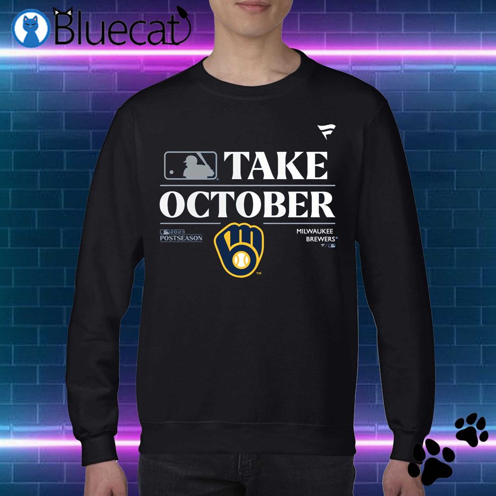 Milwaukee Brewers Fanatics Branded 2023 Postseason Locker Room T-shirt Sweatshirt Hoodie 