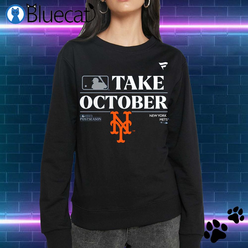 New York Mets Fanatics Branded 2023 Postseason Locker Room T-shirt Sweatshirt Hoodie 