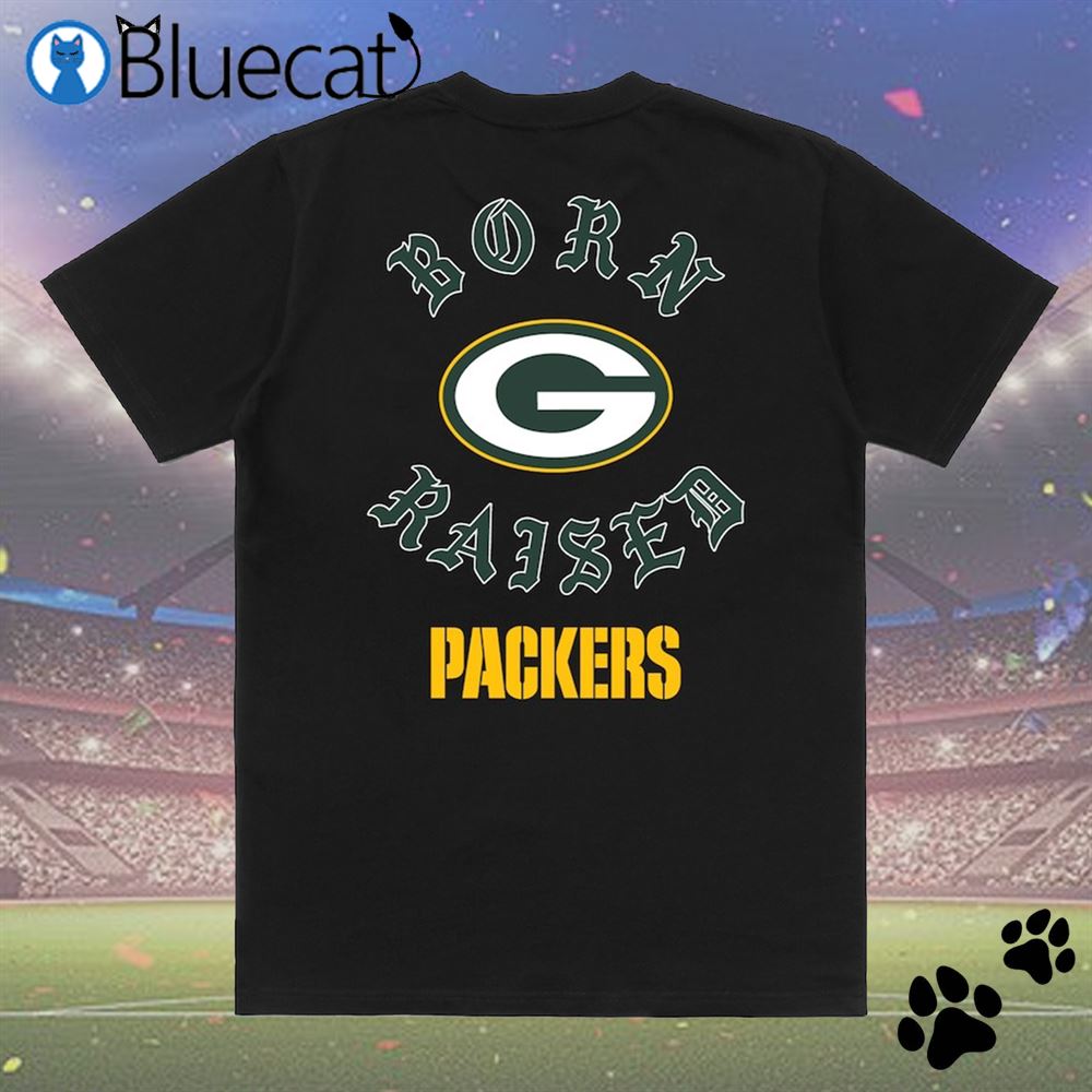 Green Bay Packers Born X Raised Unisex T-shirt - Shibtee Clothing