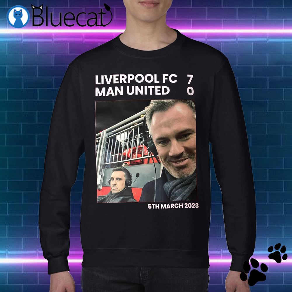 Official Liverpool Fc 7-0 Man United 5th March 2023 Shirt 