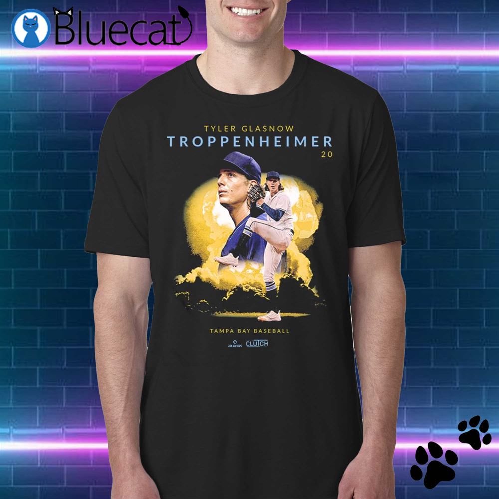 Tyler Glasnow Shirt, Tampa Bay Baseball Men's Cotton T-Shirt