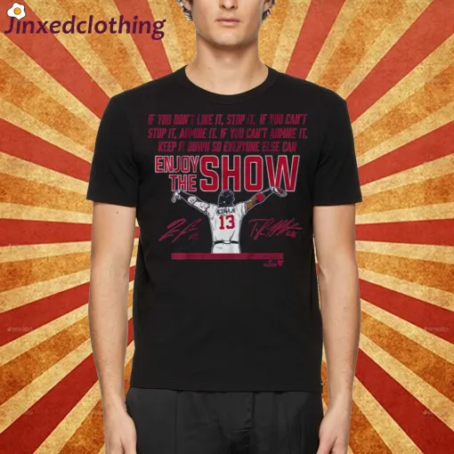 ronald acuna jr enjoy the show t shirt 1