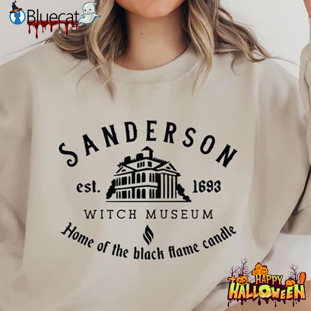 Sanderson Witch Museum Sweatshirt Retro Halloween Sweatshirt 