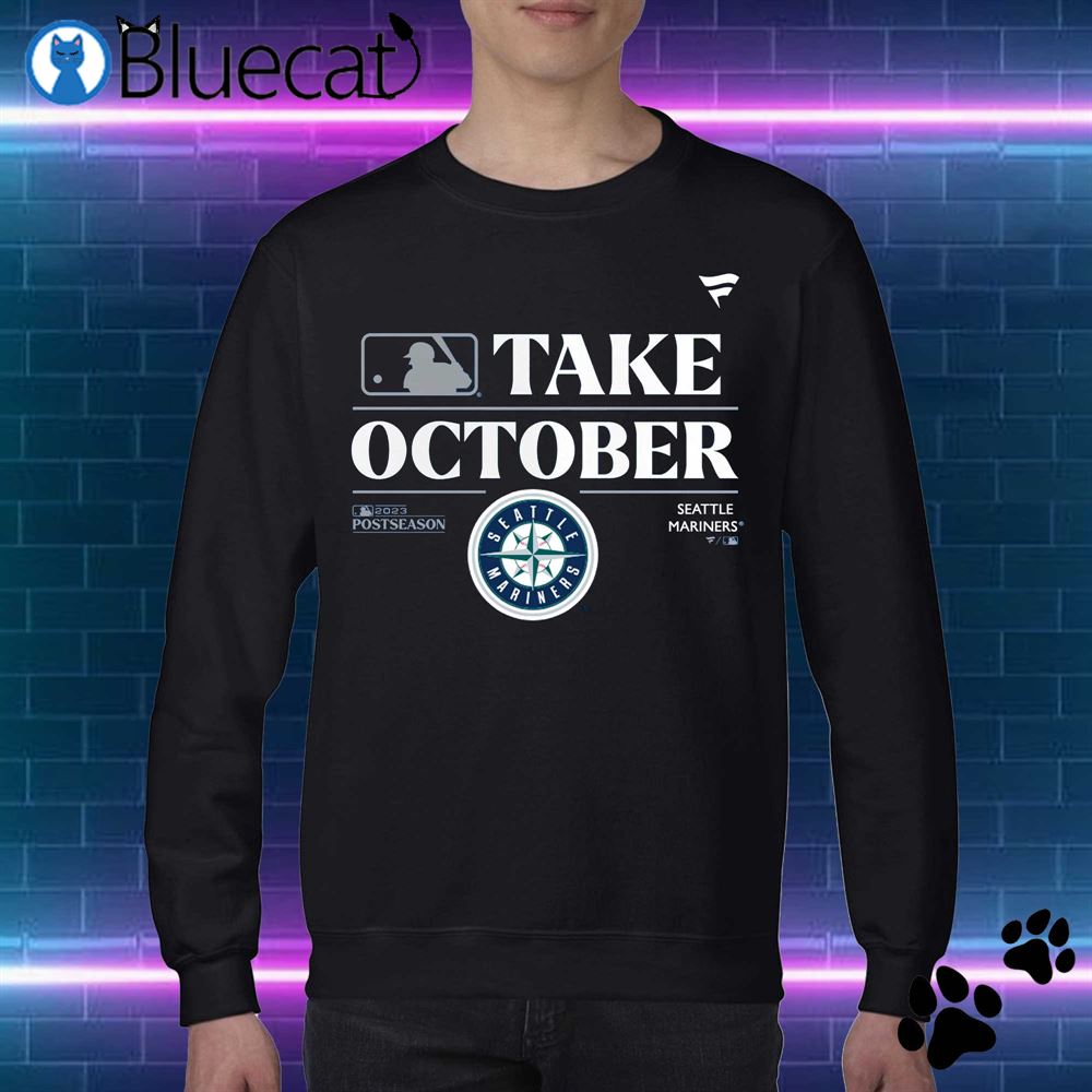 Seattle Mariners Fanatics Branded 2023 Postseason Locker Room T-shirt Sweatshirt Hoodie 