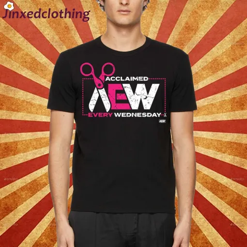 the acclaimedacclaimed every wednesday kids t shirt aew 1