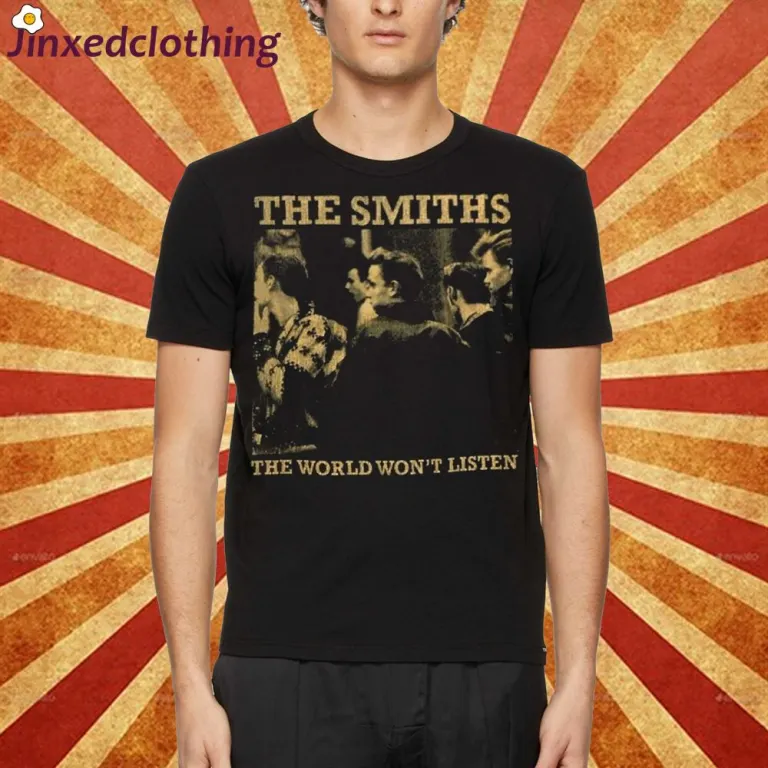 the smiths the world world wont listen t shirt 1