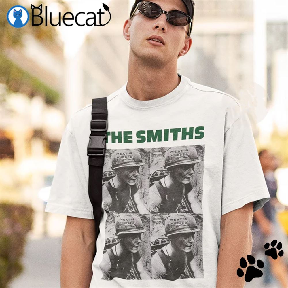 The Smiths Unisex T-shirt Meat Is Murder Album Tee Rock Band Graphic Shirt 