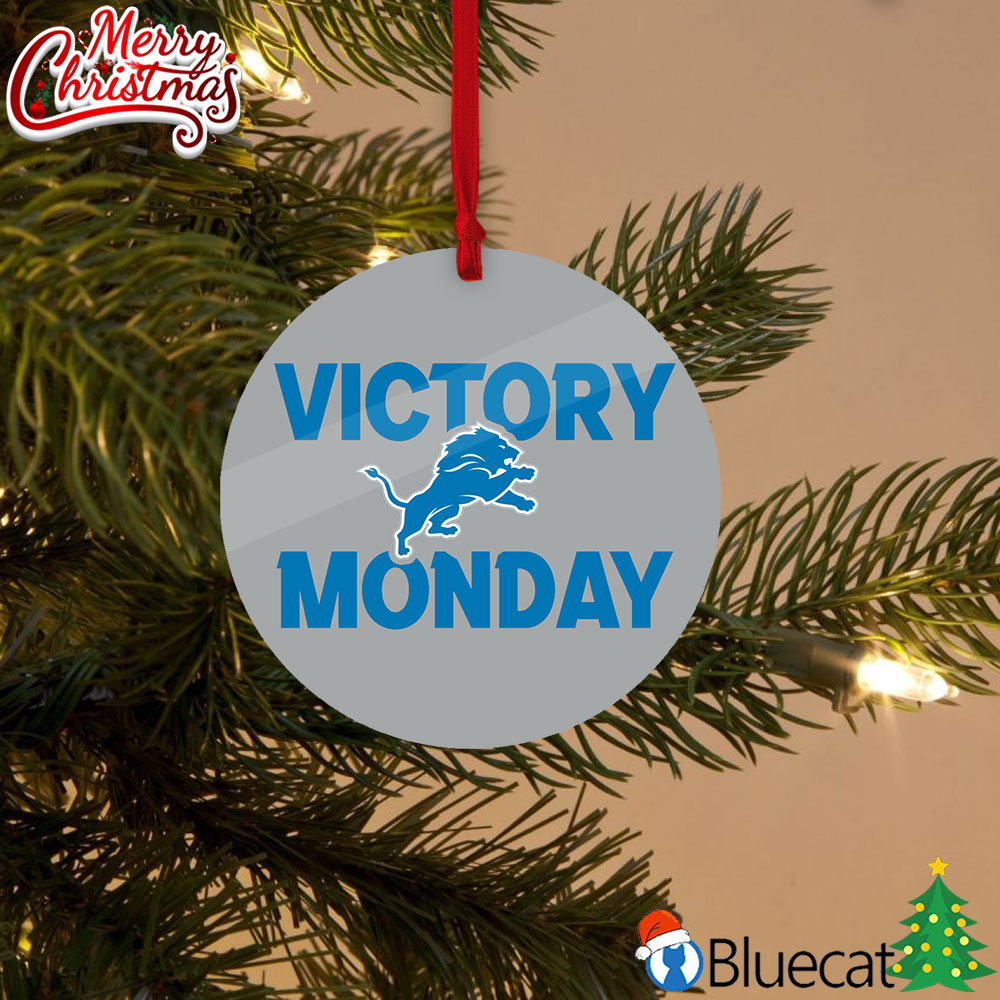 Detroit Lions Christmas Tree Ornaments