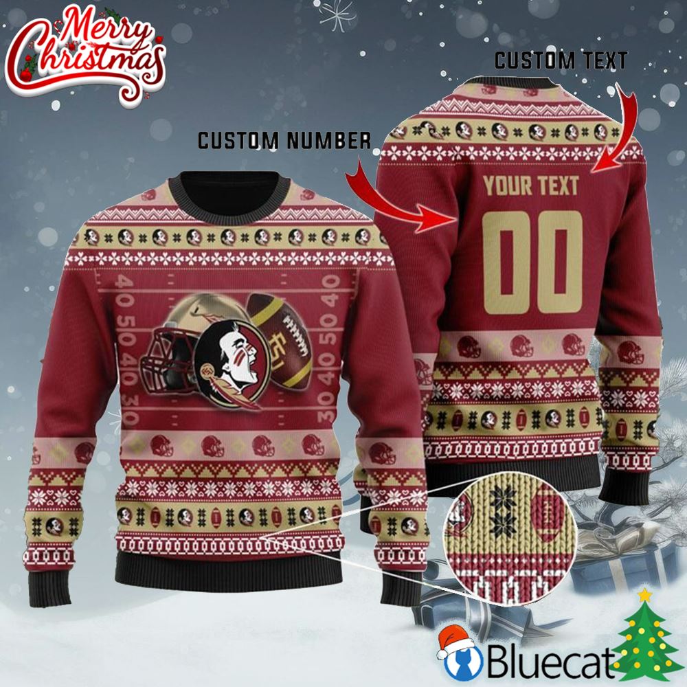 Florida State Seminoles Custom Christmas Ugly Sweater