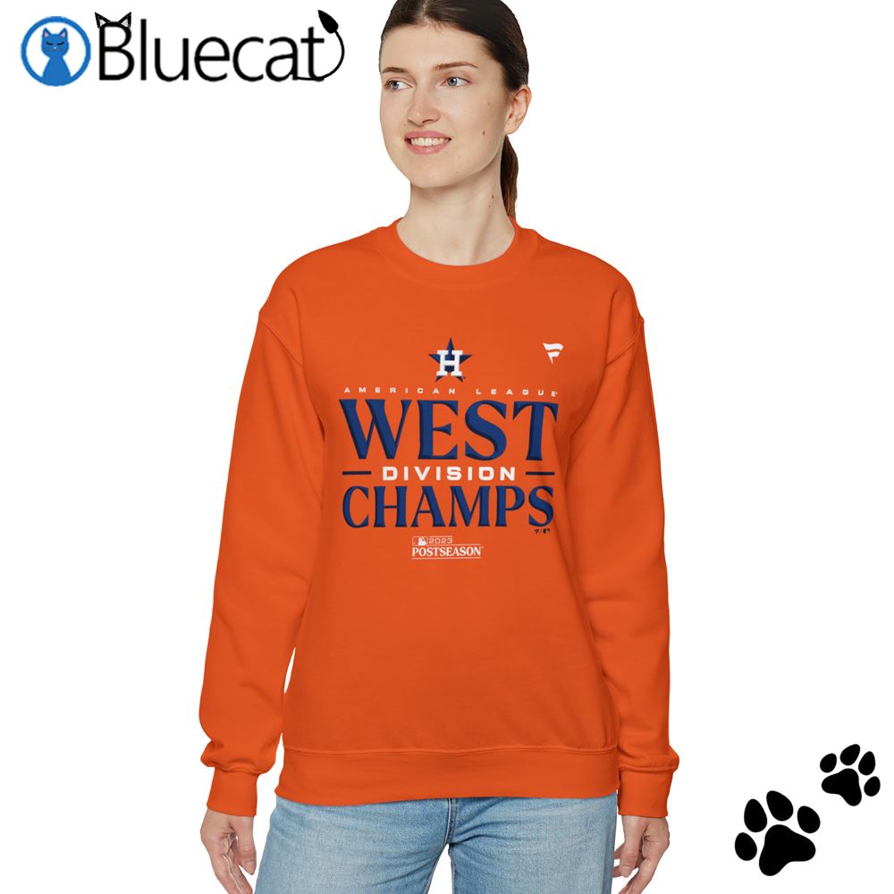 Houston Astros Fanatics Branded 2023 Al West Division Champions Locker Room  T-shirt - Bluecat