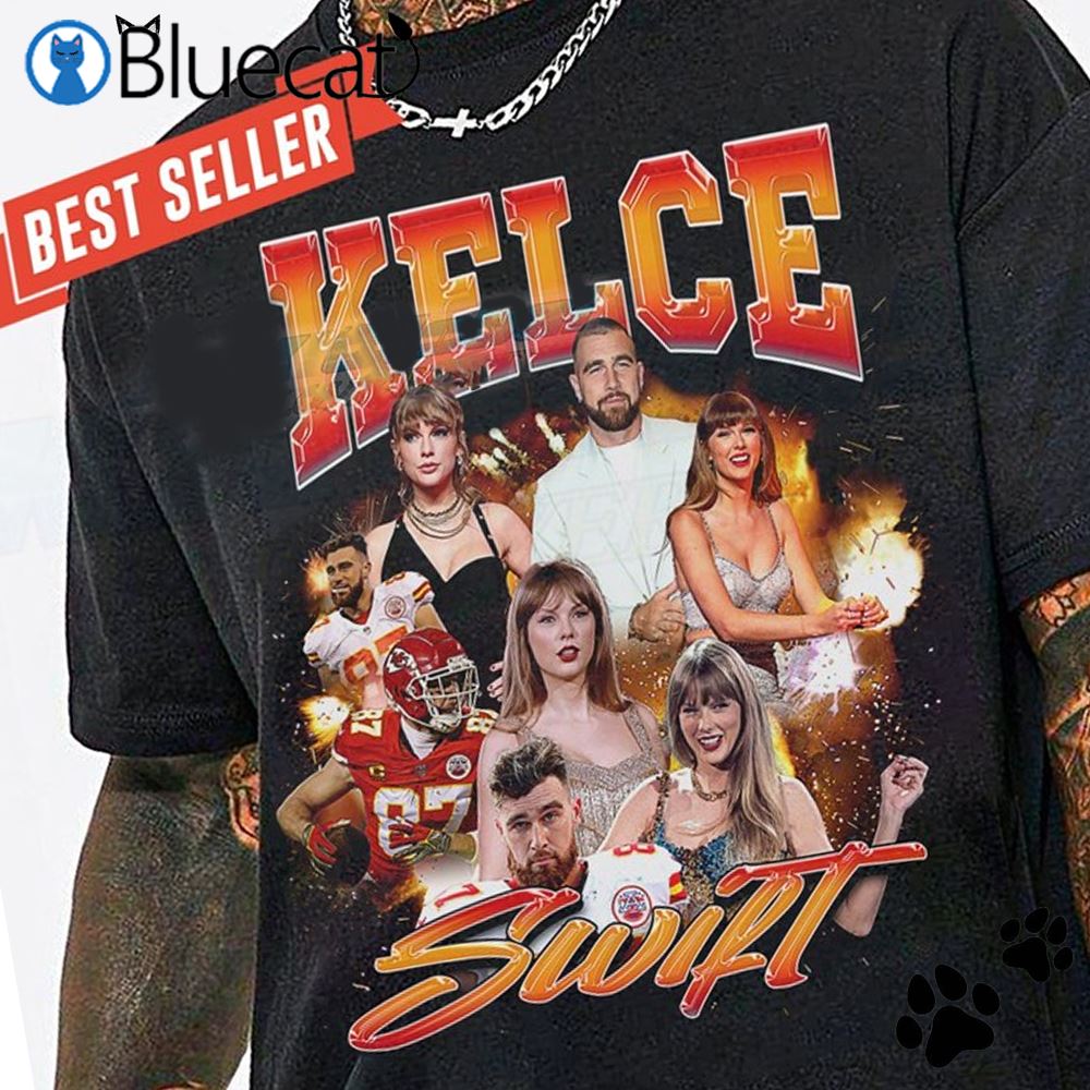 Travis Kelce The Eras Tour Taylor Swift Inspired Unisex T-Shirt - Mugteeco