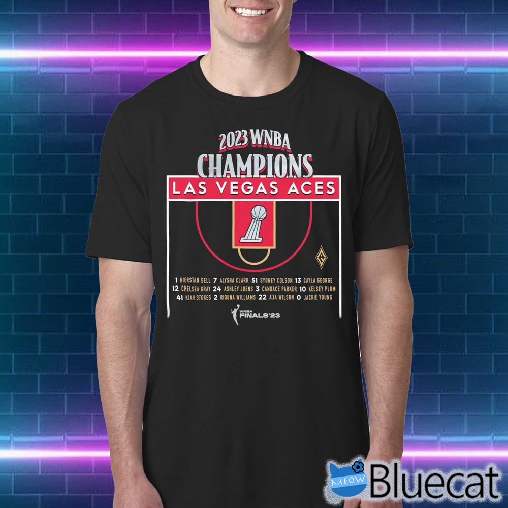 Love Las Vegas Aces Wnba Finals Champions 2023 Two Sided Shirt