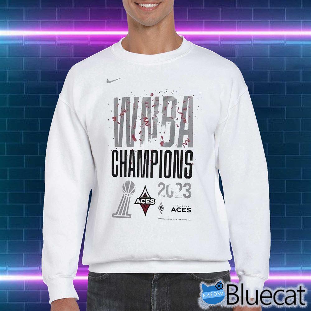 Unisex Las Vegas Aces Nike White 2023 WNBA Finals Champions Authentic  Parade T-Shirt