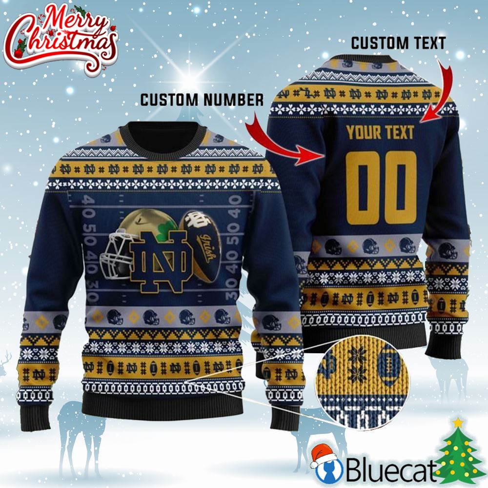 Notre Dame Fighting Irish Ugly Christmas Sweater Party