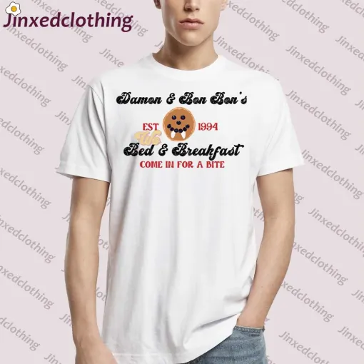 official tvd damon bon bons bed and breakfast t shirt 1