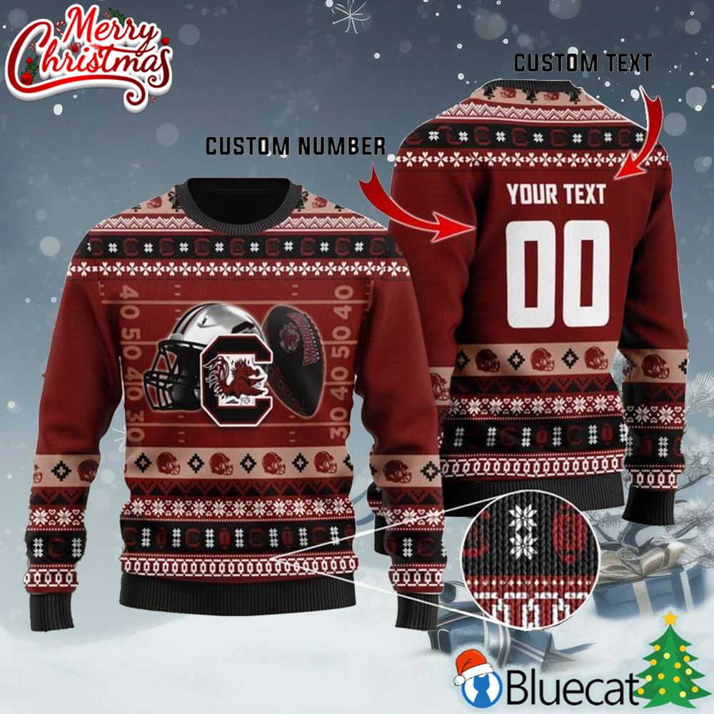 South Carolina Gamecocks Custom Ugly Sweater Christmas