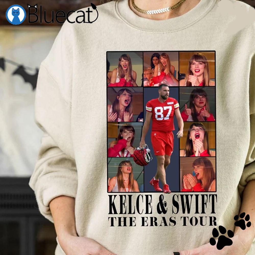 Taylor Travis Kelce Eras Tour Shirt - High-Quality Printed Brand