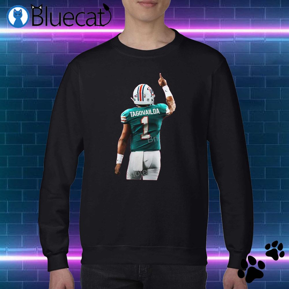 Tyreek Hill Miami Dolphins Youth Name & Number Logo Long Sleeve T