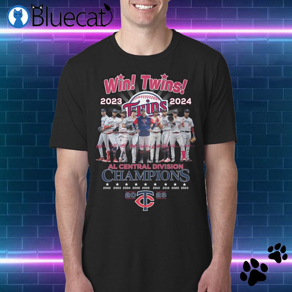 HOT - Minnesota Twins 2023 Postseason 2023 AL Central Division Champions  T-Shirt