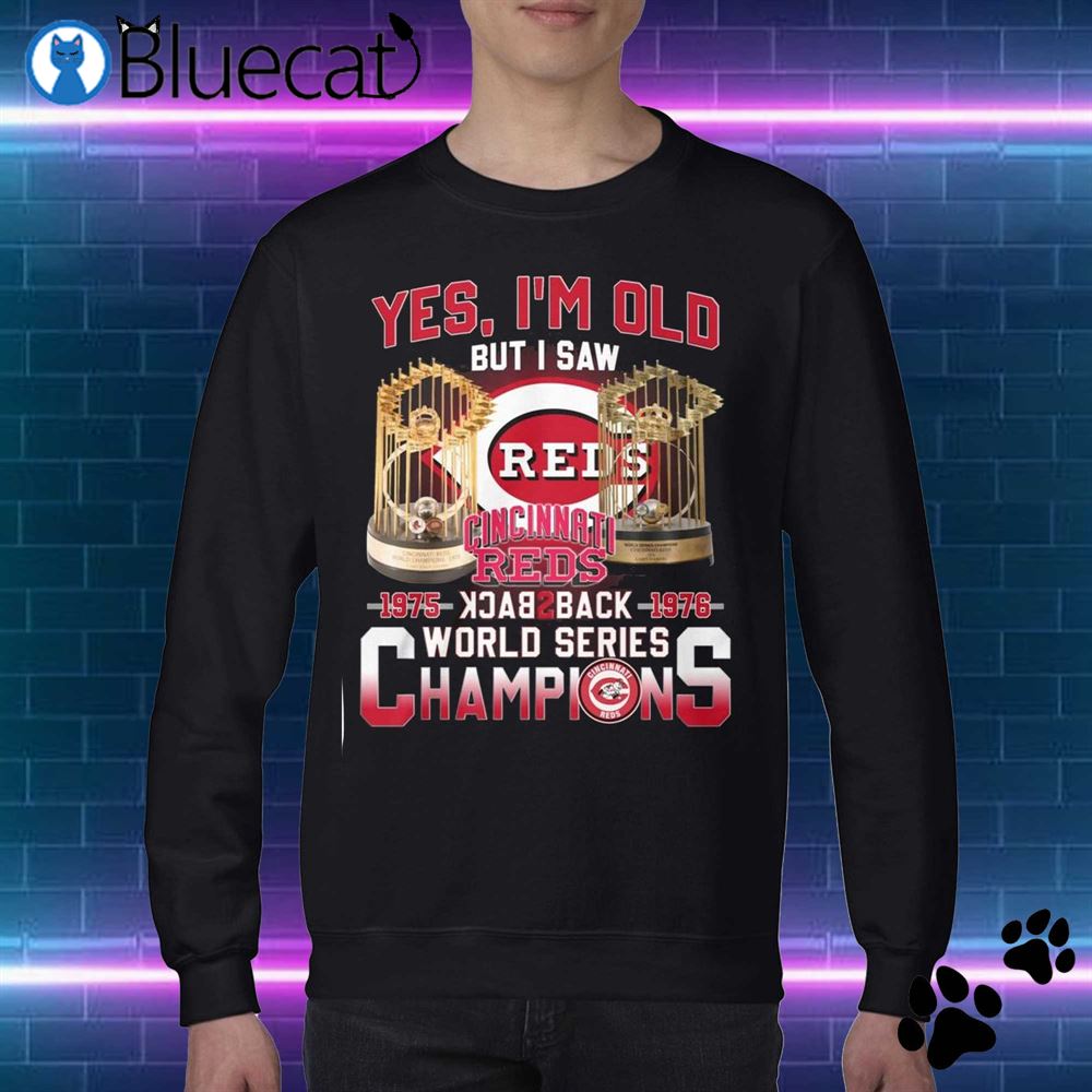 Cincinnati Reds Back 2 Back World Series Champions Shirt, hoodie, sweater  and long sleeve