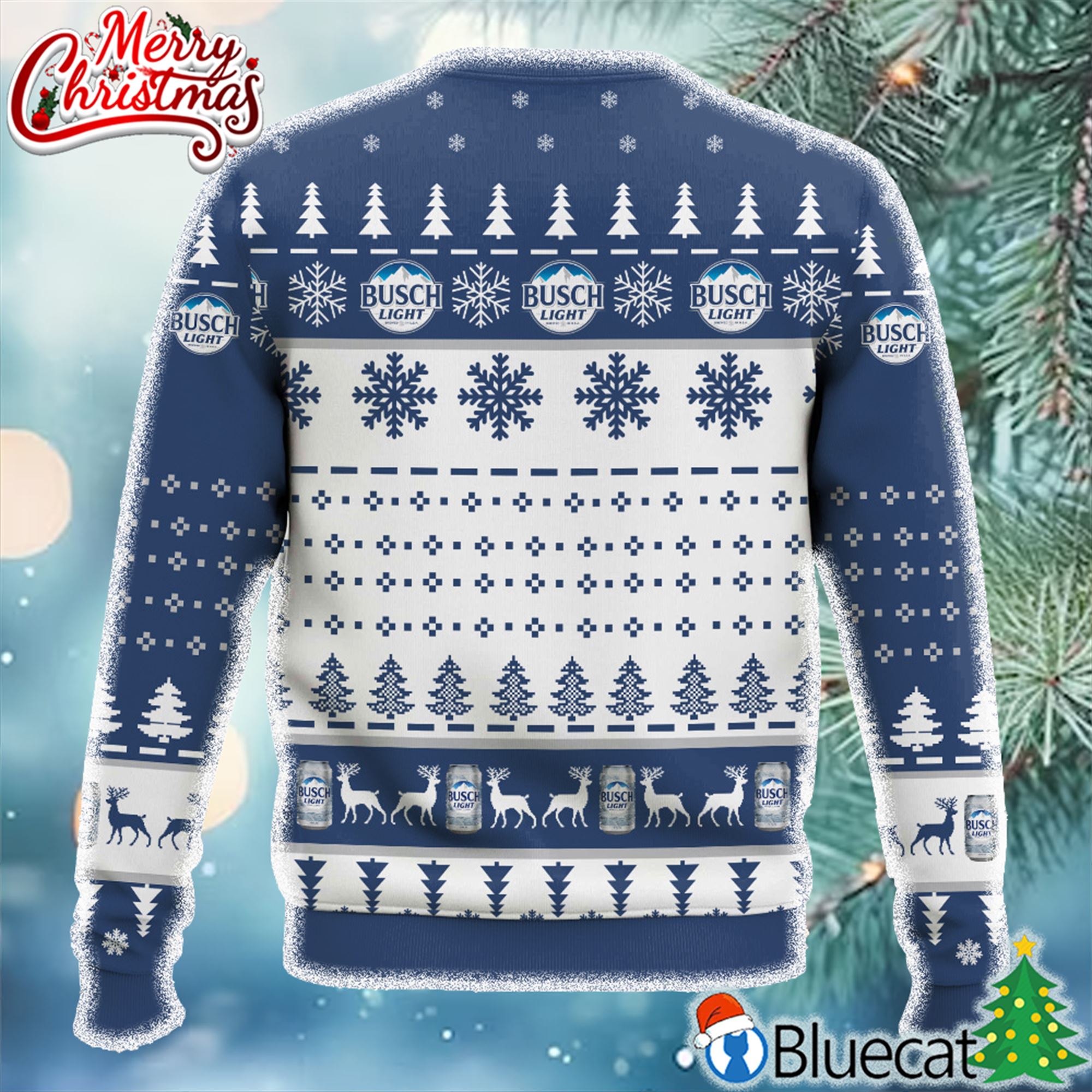 Busch Light Titties Funny Christmas Ugly Sweater 3d 
