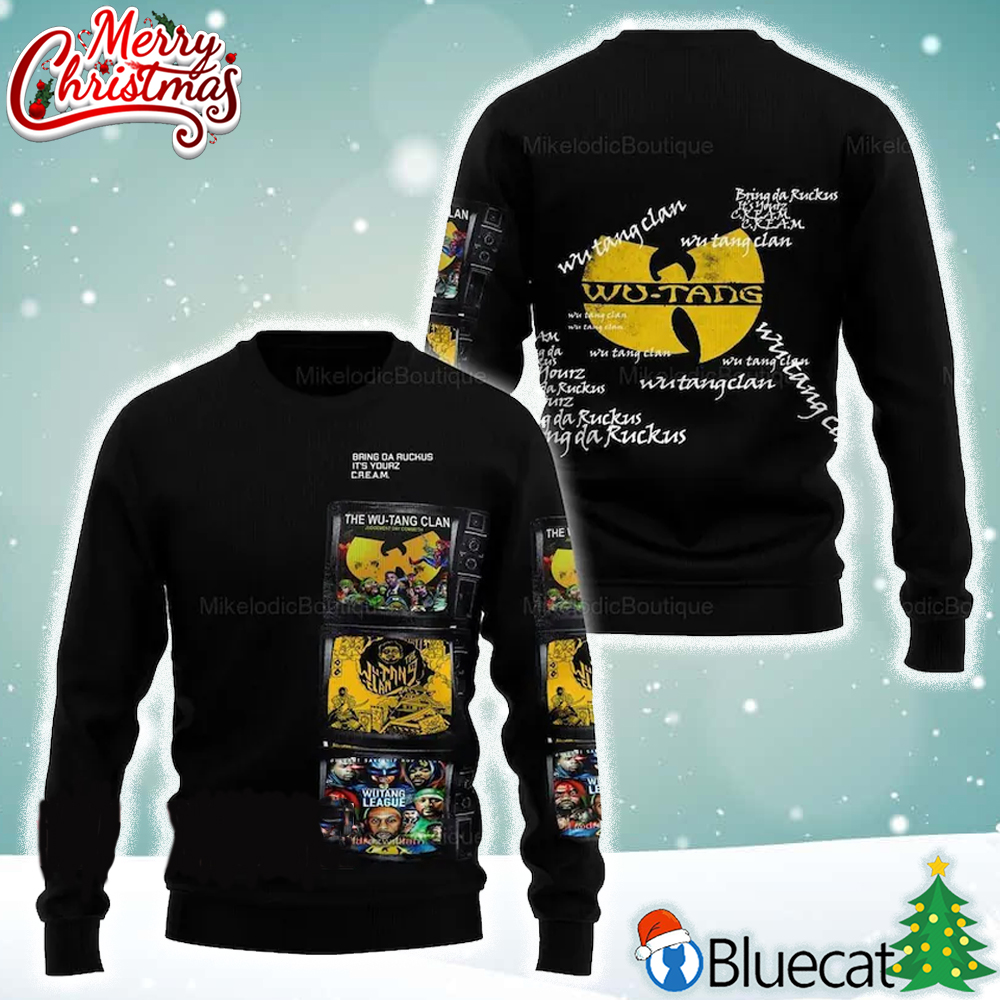 Christmas Wu Tang Clan Ugly Sweater 3d Christmas 