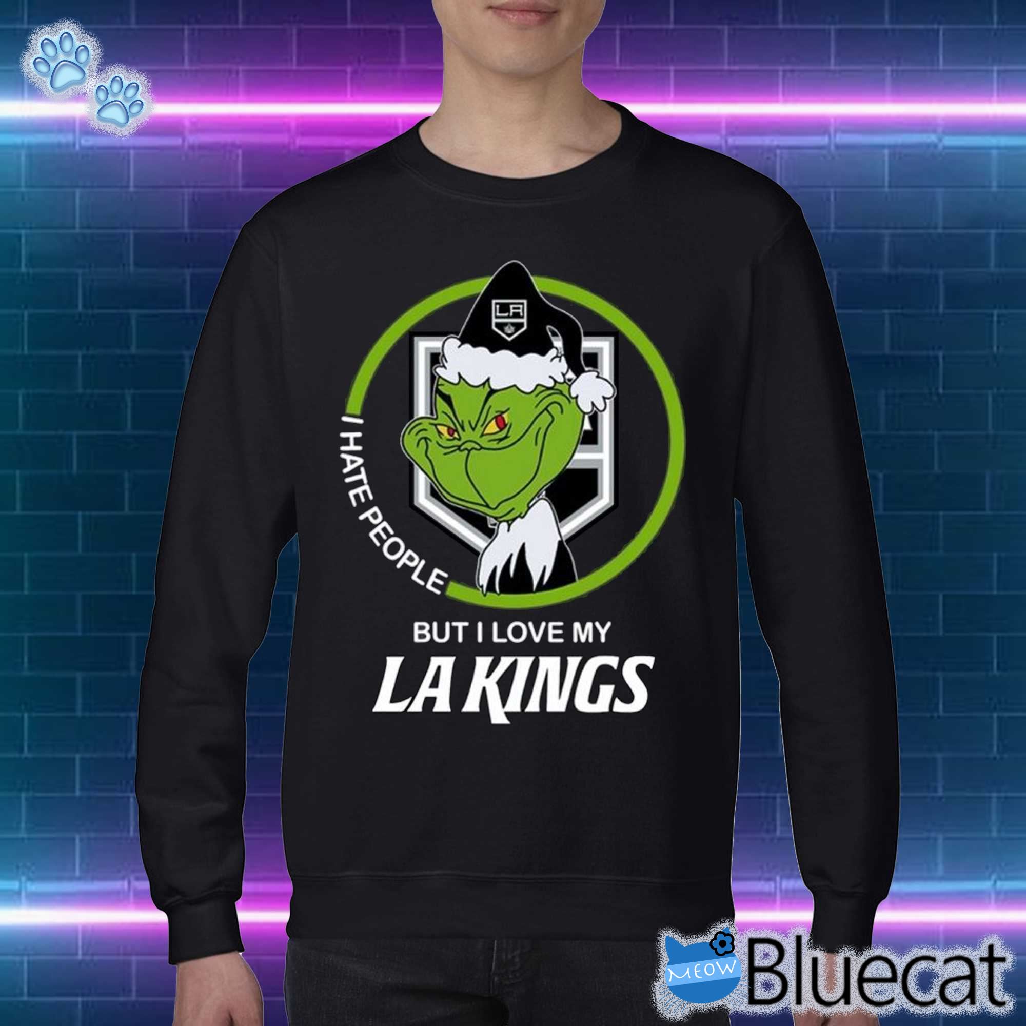 Grinch I Hate People But I Love My La Kings T-shirt Sweatshirt 