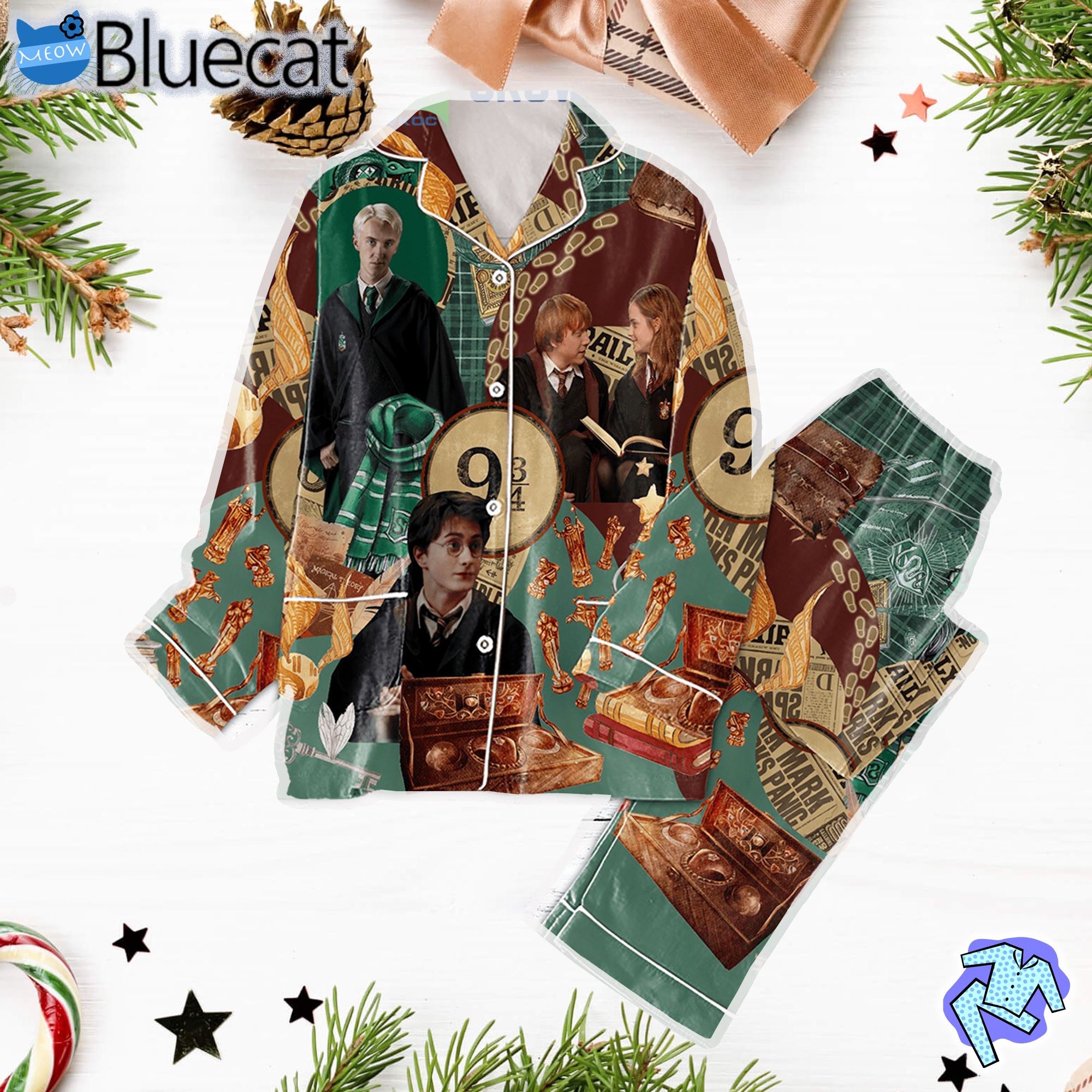 Harry Potter Merry Christmas Pajamas Set 