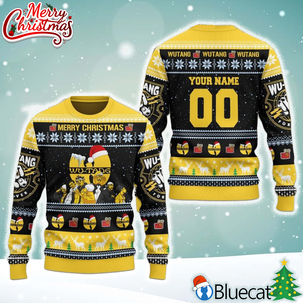 Wu Tang Merry Christmas Personalized Christmas Ugly Sweater 3d 