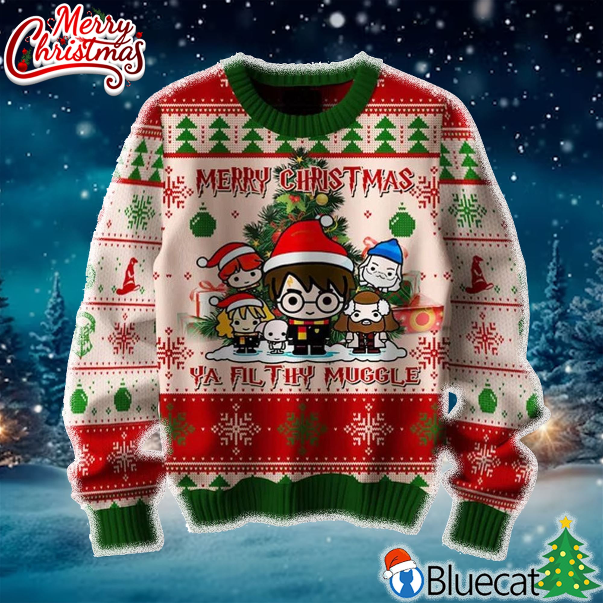Merry Christmas Ya Fil Thy Muggle Ugly Sweater 3D Christmas 1 Tshirt