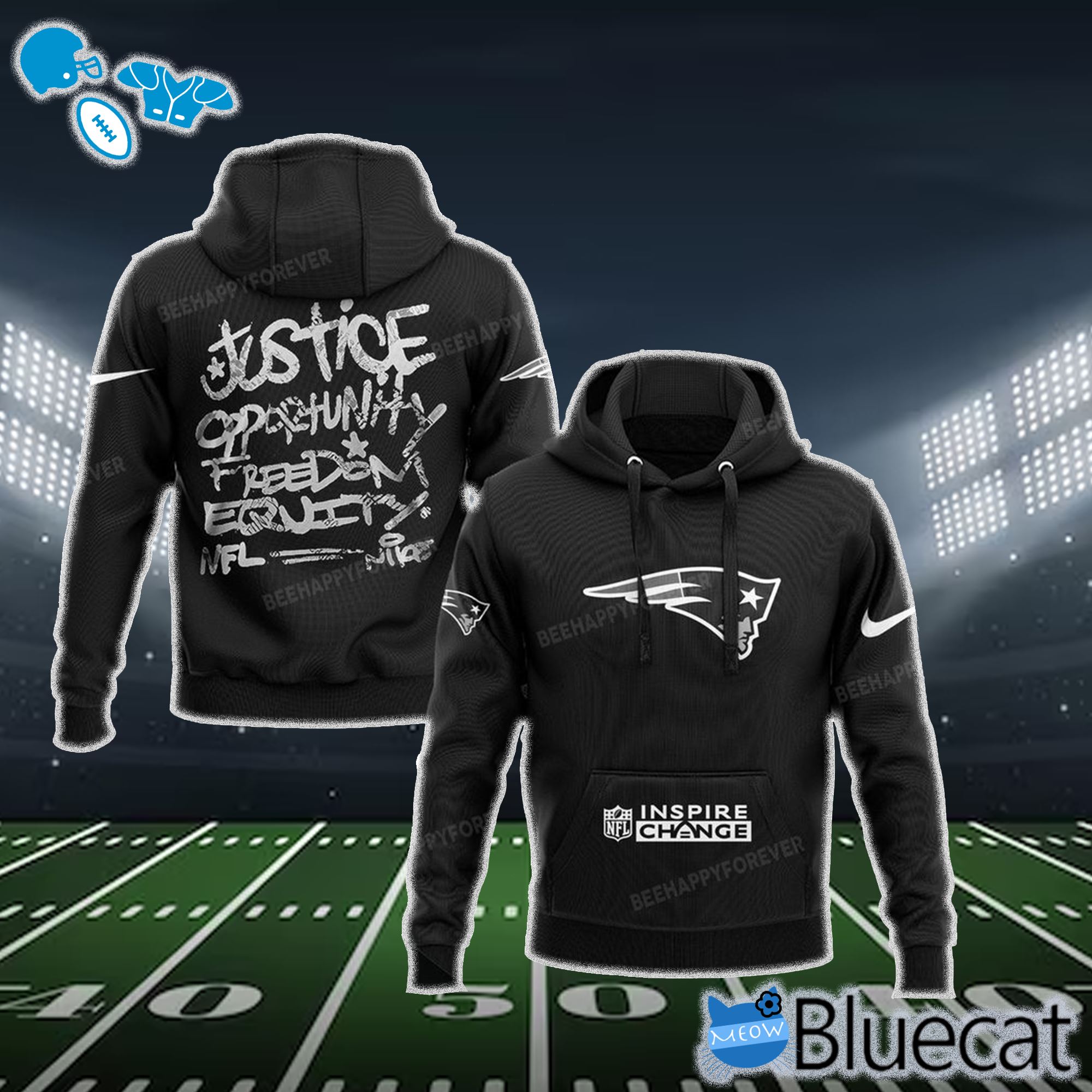 Nfl New England Patriots Inspire Change Justice Opportunity Equity