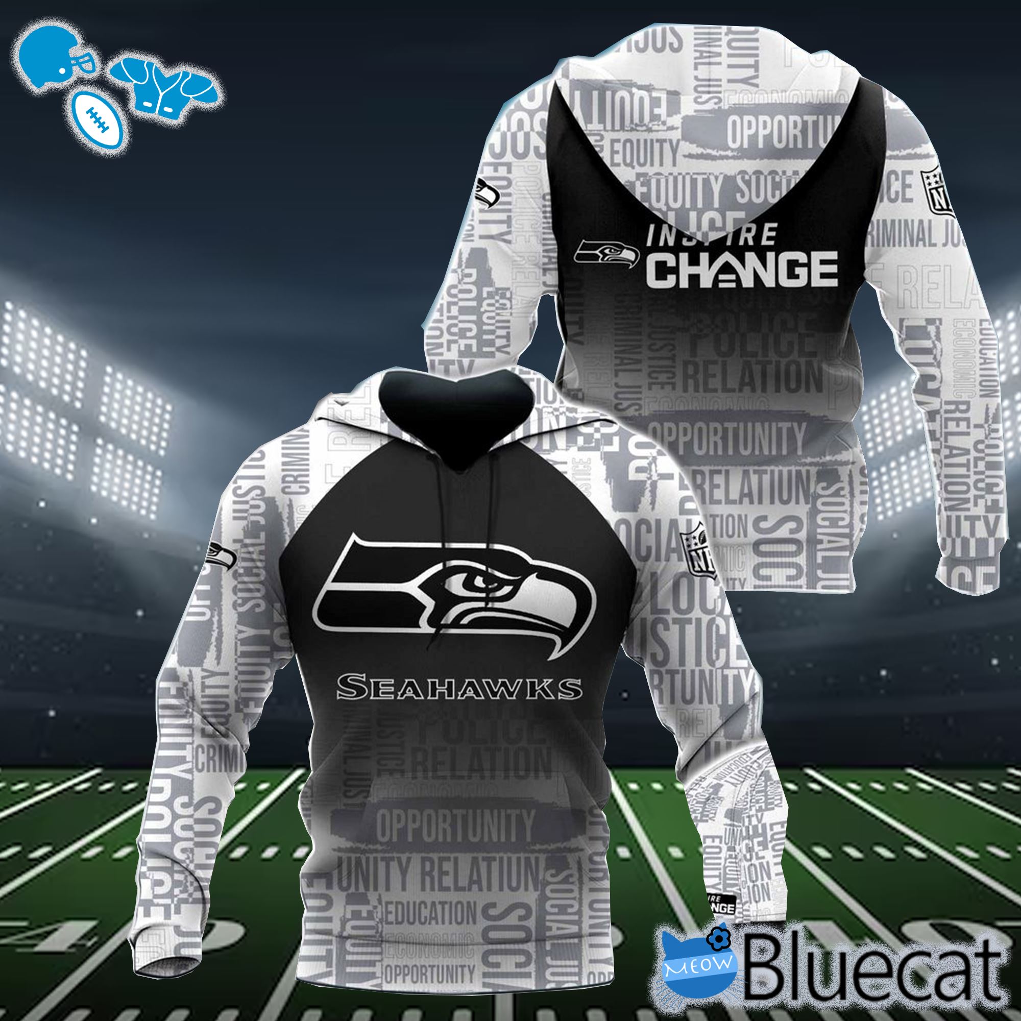 nfl seattle seahawks inspire change opportunity education economic community police relations criminal justice hoodie 1 1