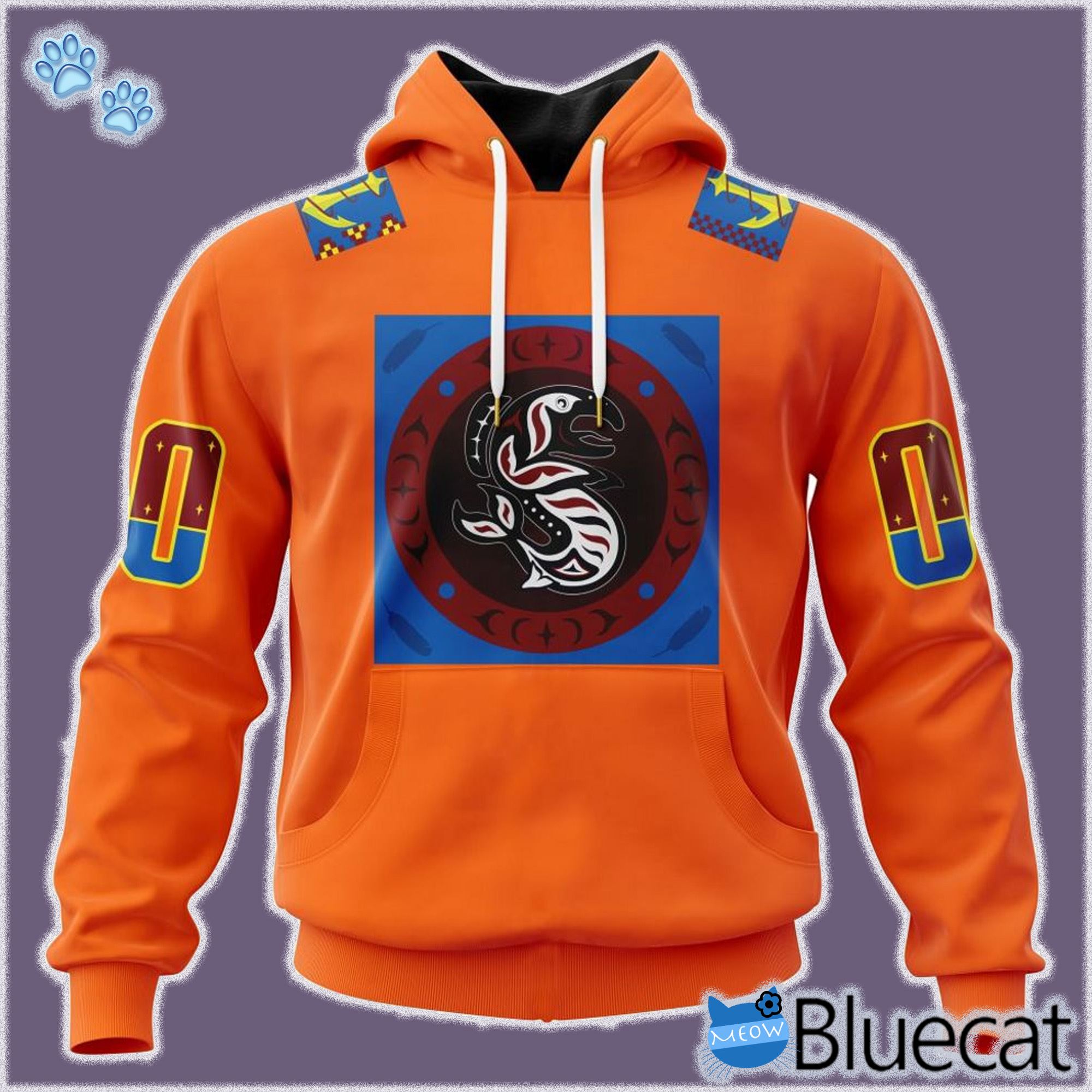 nhl seattle kraken personalized indigenous peoples night kits hoodie 1 1