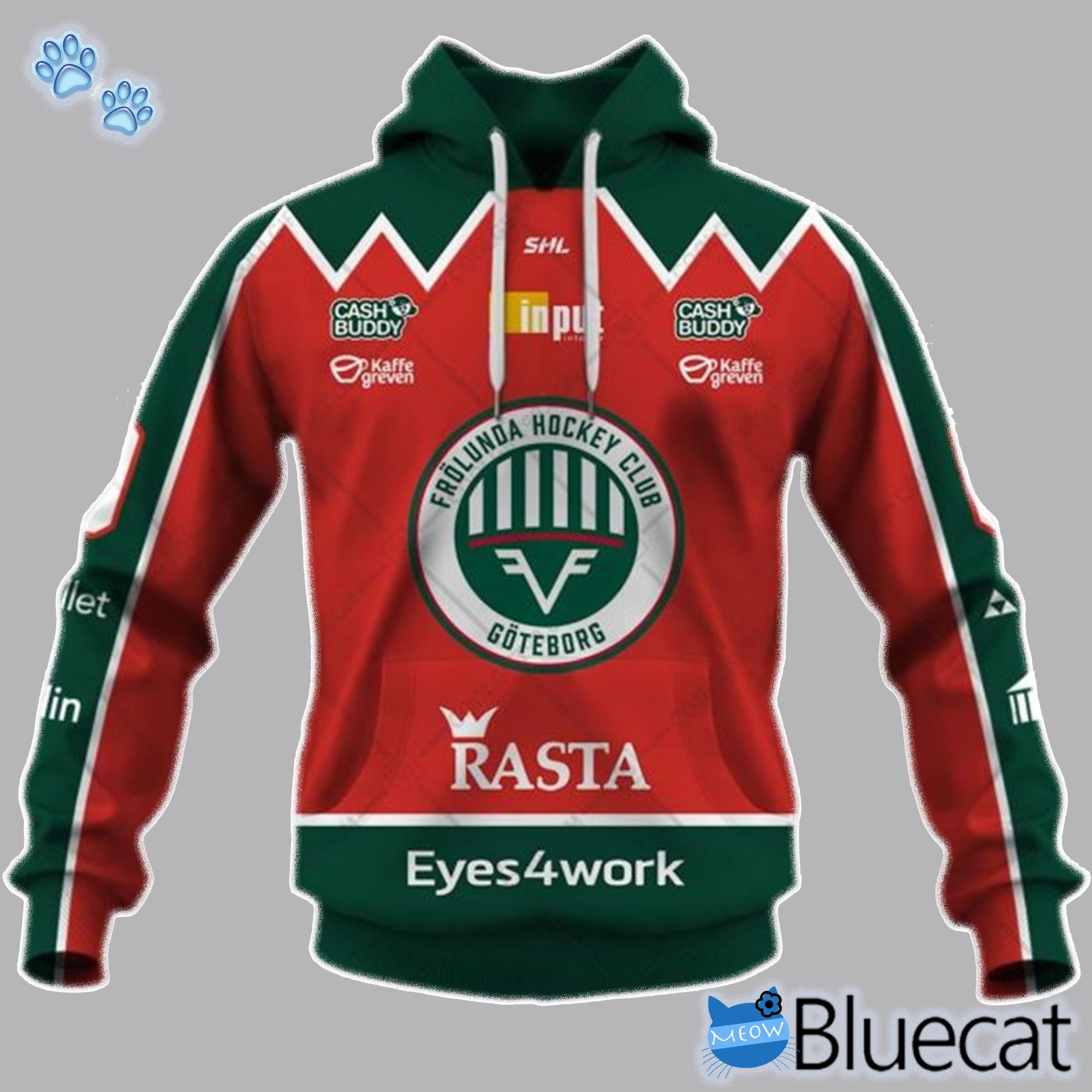 Personalized SHL Frolunda HC Home jersey Style Hoodie 1 Tee