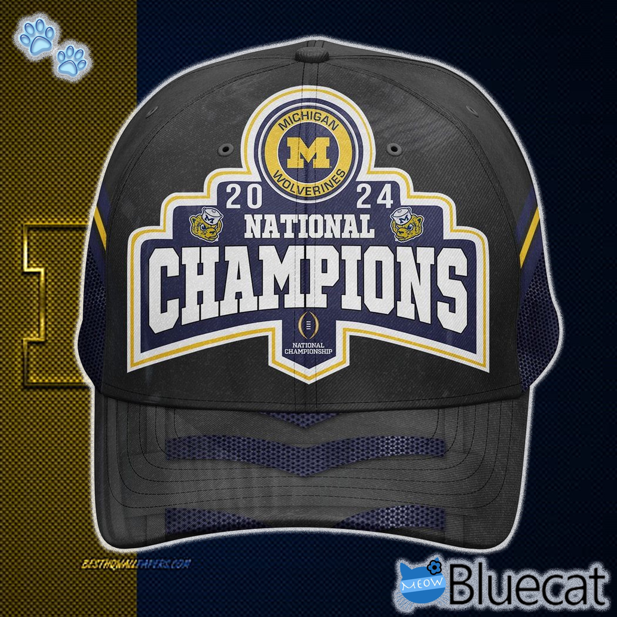 2024 National Champions Michigan Wolverines Classic Cap 1 Tshirt