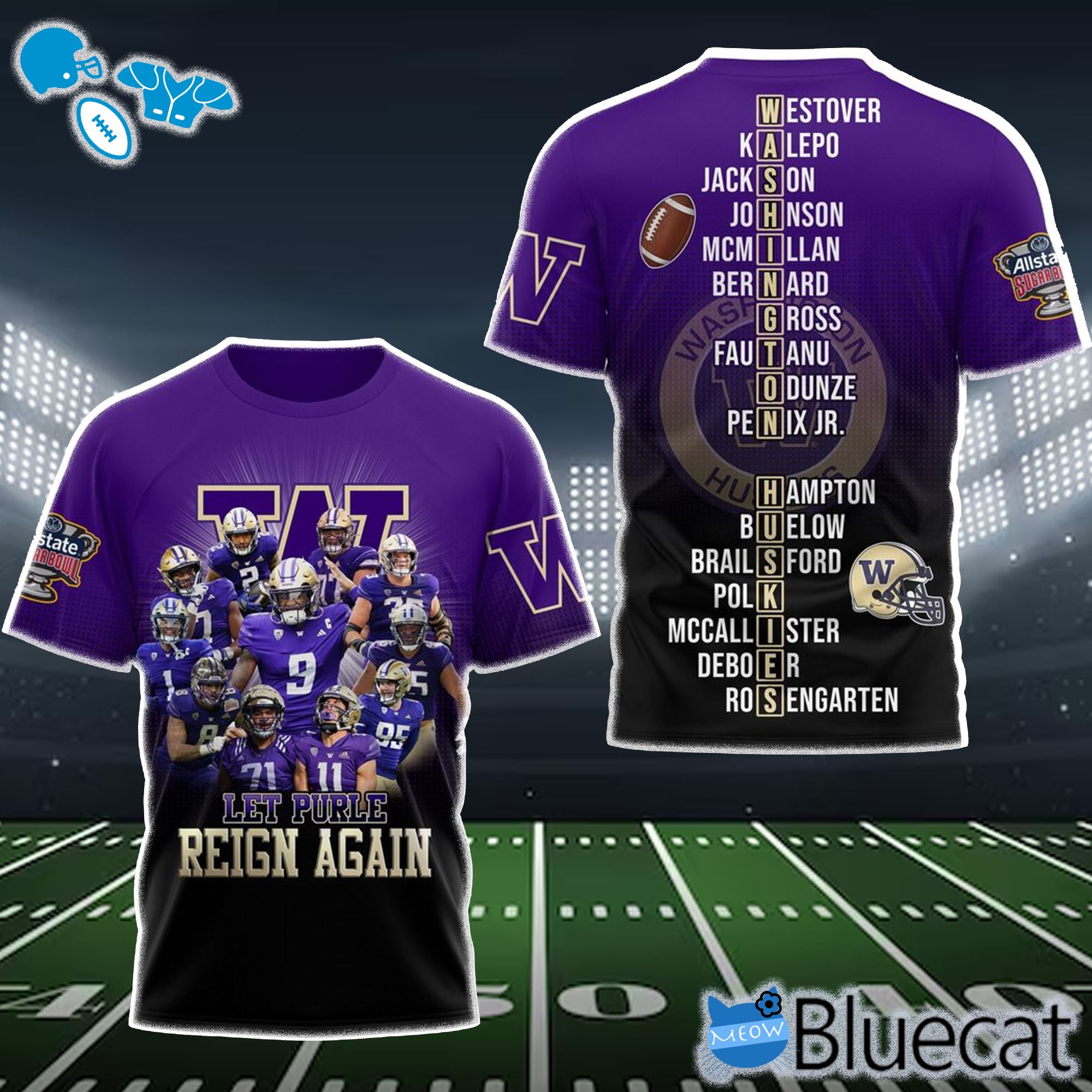 let purple reign again washington huskies 3d shirt hoodie purple black 1 1