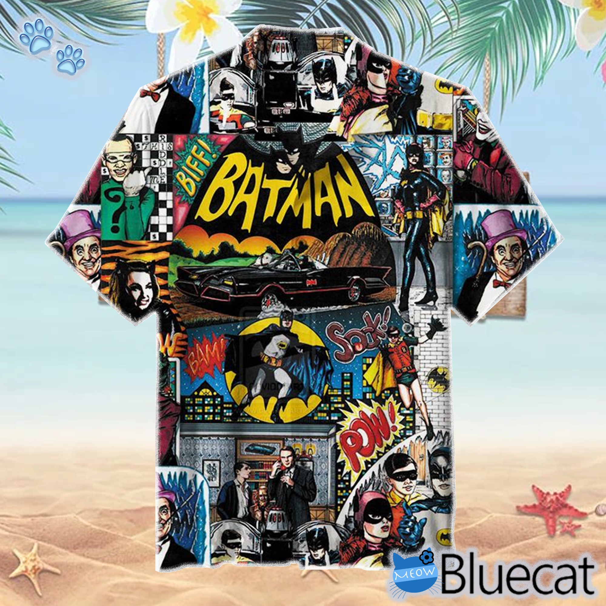1966 Batman Unisex Hawaiian Shirt 