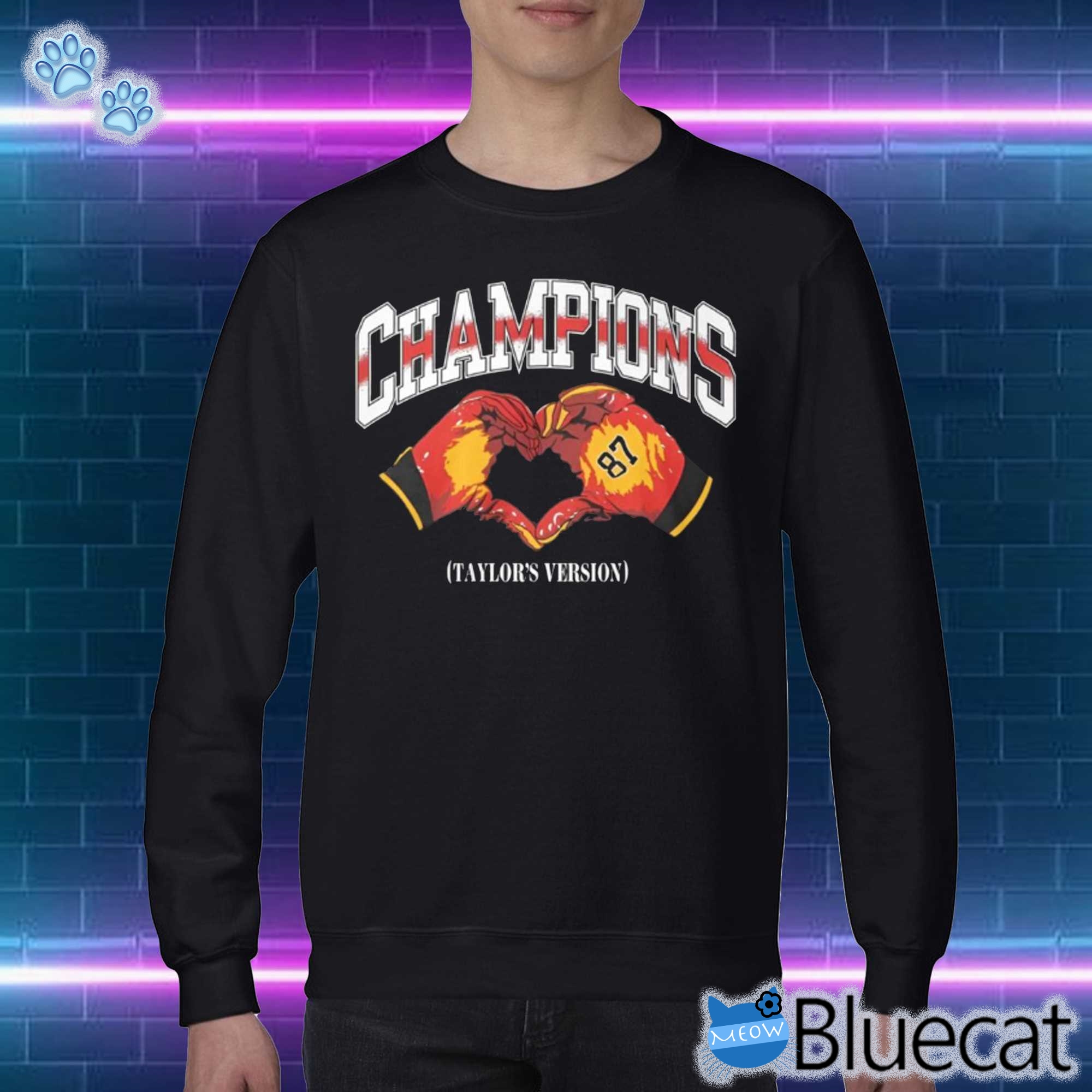 Dave Portnoy Chiefs Super Bowl Lviii Champs Taylor Version Sweatshirt Hoodie 
