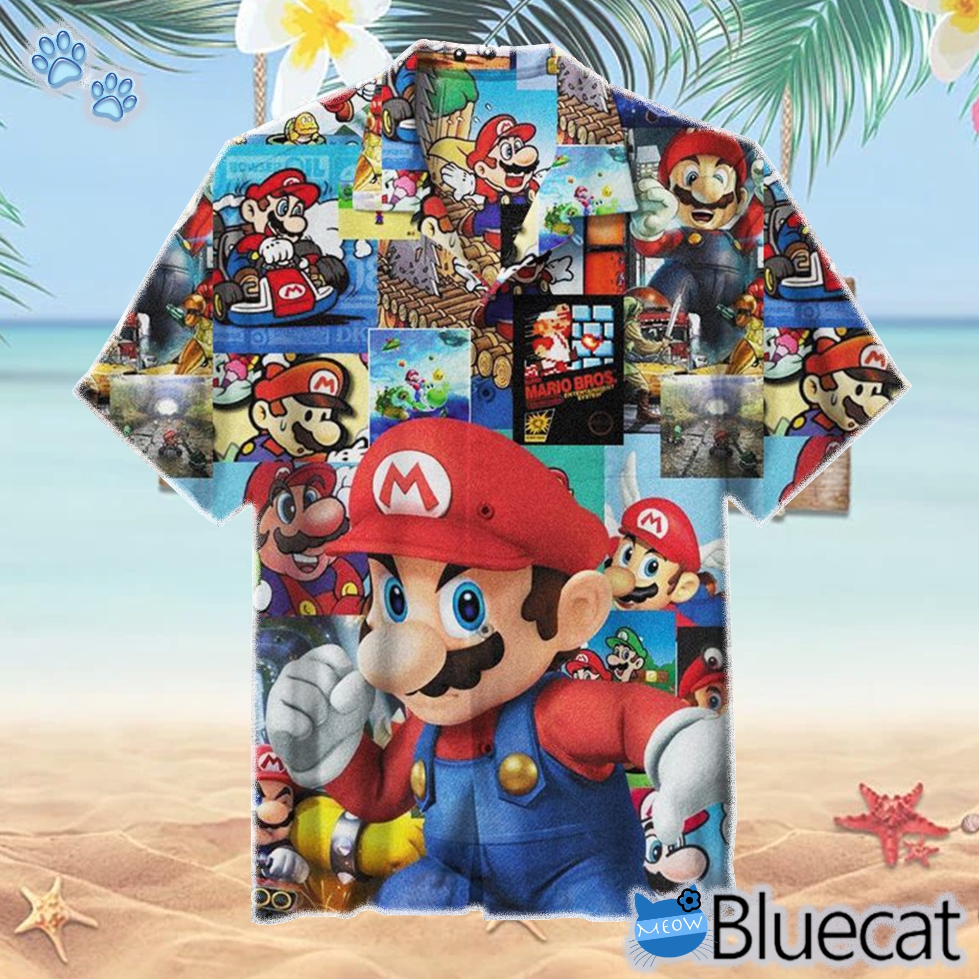 Mario Kart Unisex Hawaiian Shirt 1 t shirt