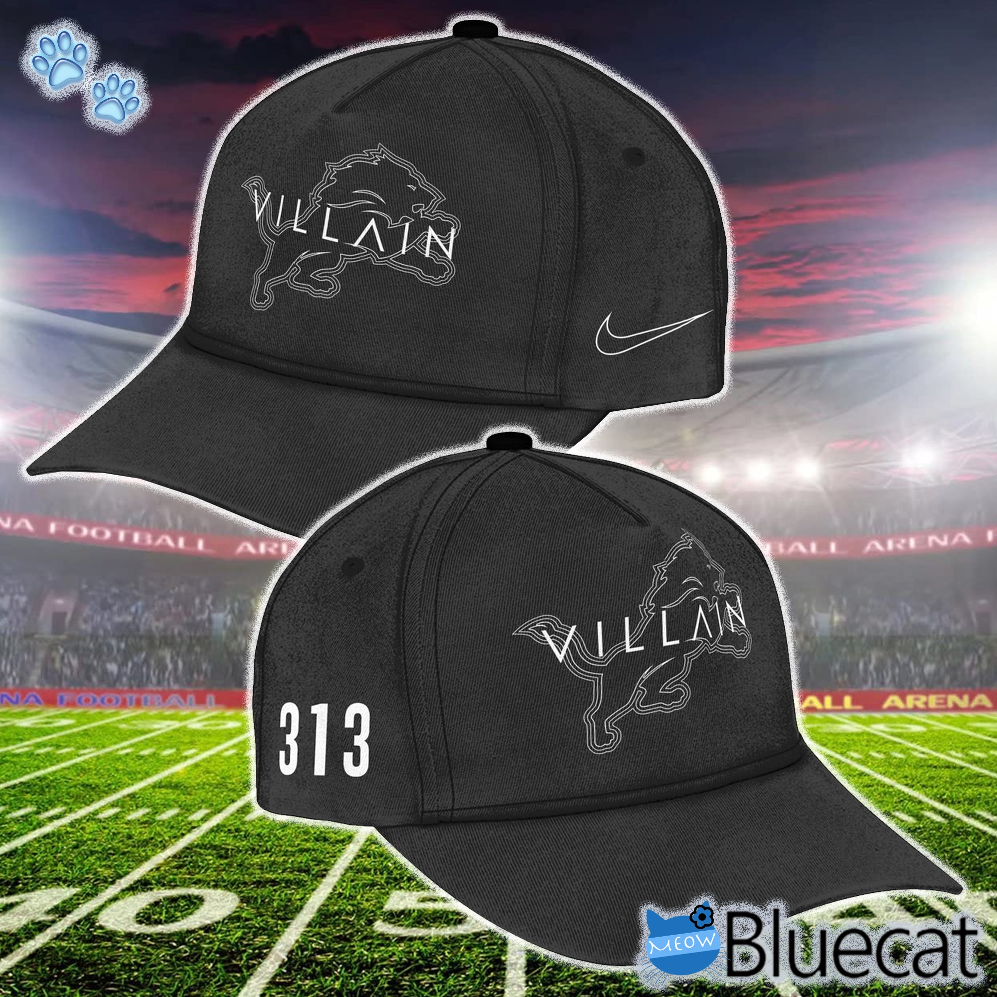 NFL Detroit Lions Villain 2024 Cap 1 t shirt