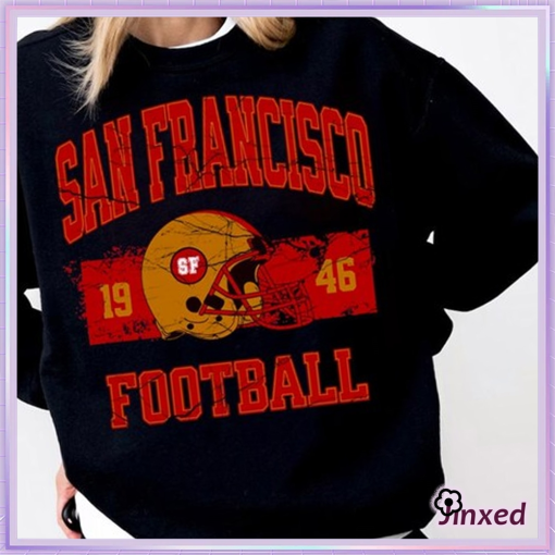 san francisco football sweatshirt sf 49 1946 football sweatshirt 1