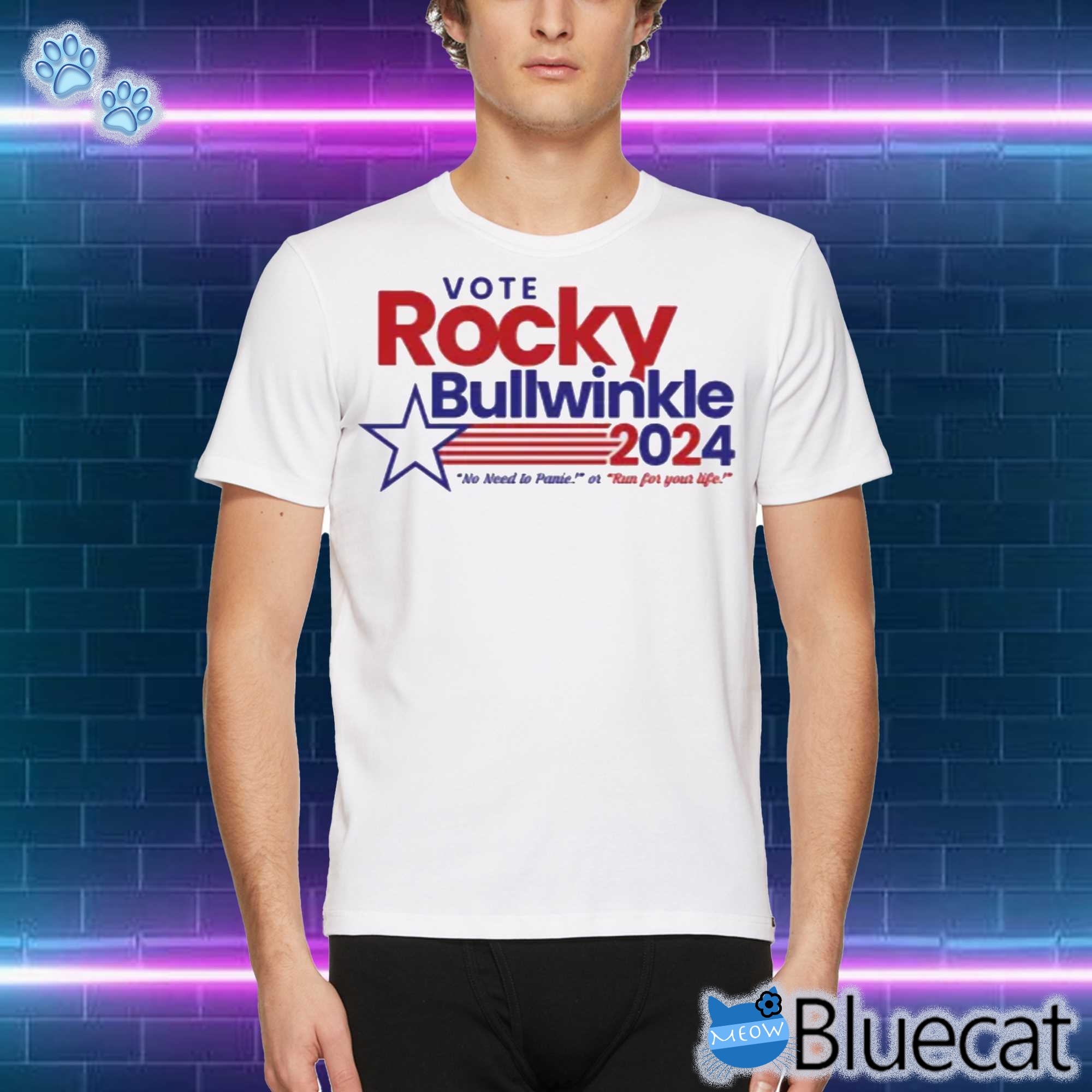 Vote Rocky Bullwinkle 2024 Sweatshirt Shirt 1 t shirt